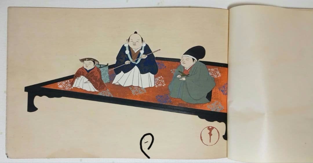 琳派神坂雪佳の稀版画図案画帖ちく佐（弐)図案版画12図柄揃い明治34年出版