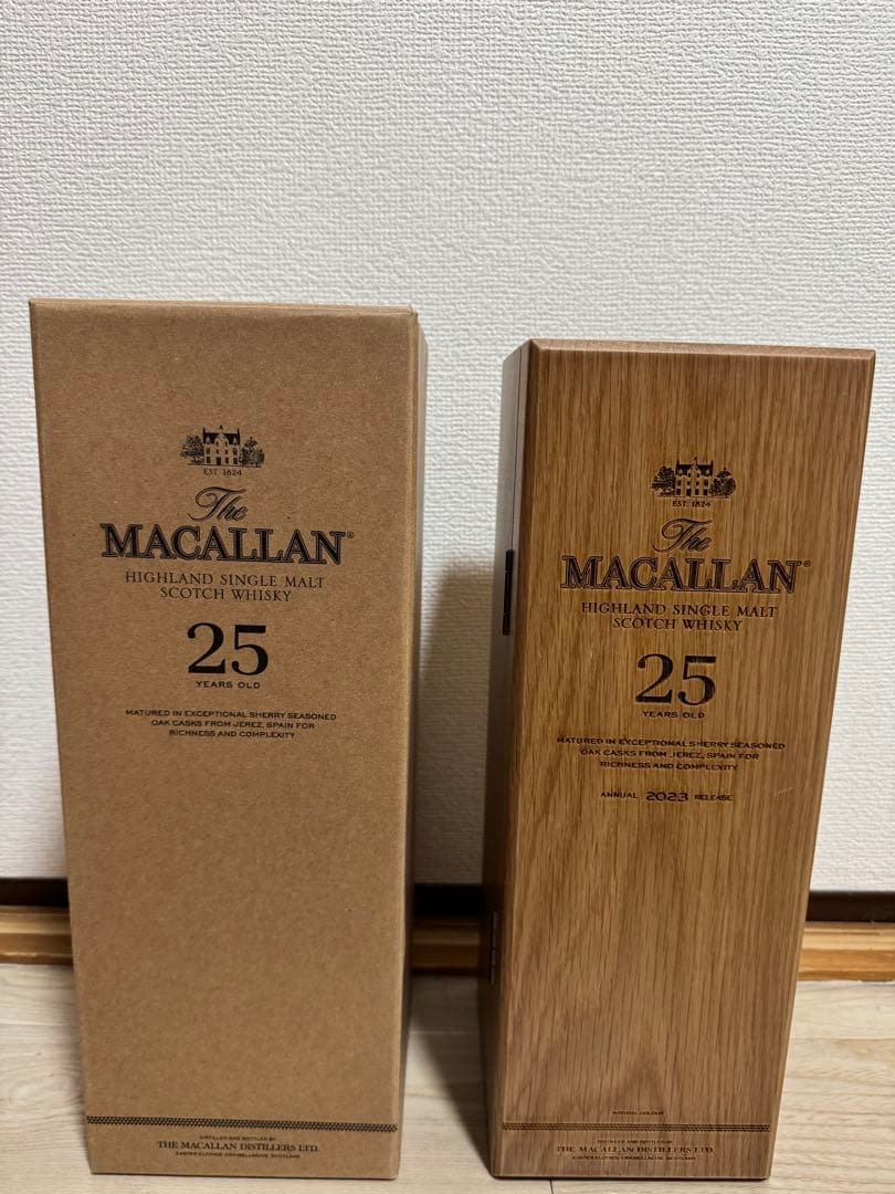 MACALLAN マッカラン ハイランド スコッチウイスキー 25年 【空瓶】 MACALLAN マッカラン ハイランド スコッチウイスキー 25年 【空瓶】