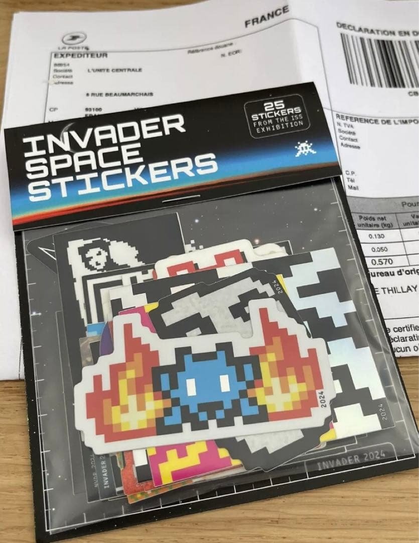 Invader Space Station インベーダー アート 限定ステッカー Invader Space Station インベーダー アート 限定ステッカー 【公式通販】