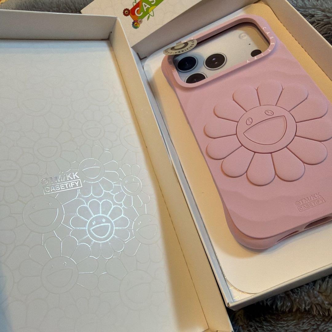 CASSETIFY フラワーモチーフ iPhone17 Pro Maxケース CASETiFY×村上隆