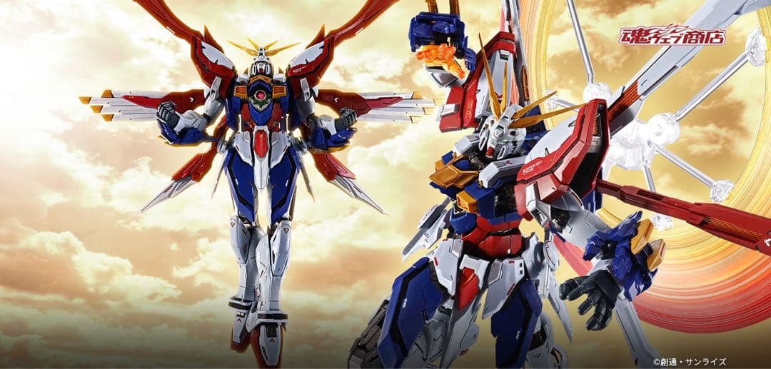 新品　L BUILD メタルビルド　ゴッドガンダム ＆ 弐 （セカンド） METAL BUILD ゴッドガンダム＆ゴッドガンダム弐（セカンド）