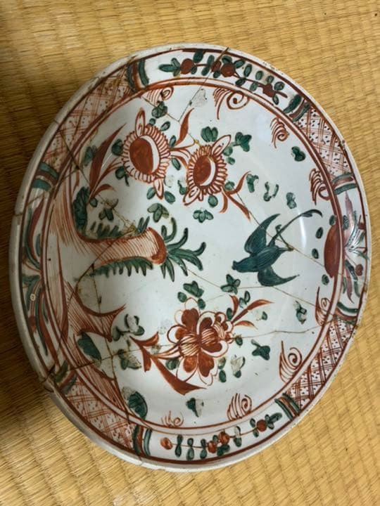 明時代五彩お皿