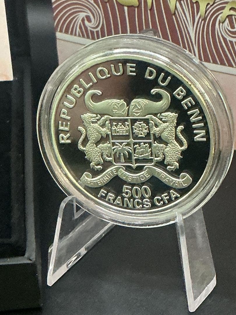 ミュシャ × 黄道十二宮 ―射手座、Sagittarius 銀メッキ付き白銅貨