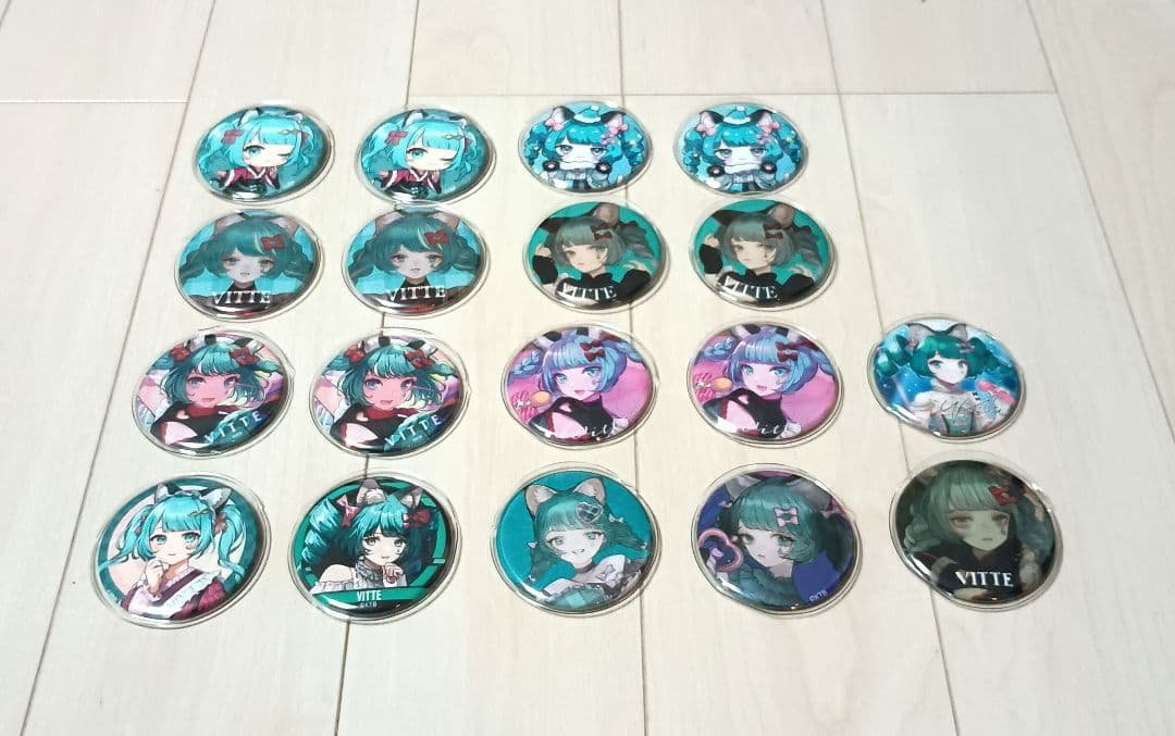 VALIS　ヴァリス　ヴィッテ　缶バッジ　18個セット 2026年最新】Valis 缶バッジの人気アイテム - メルカリ