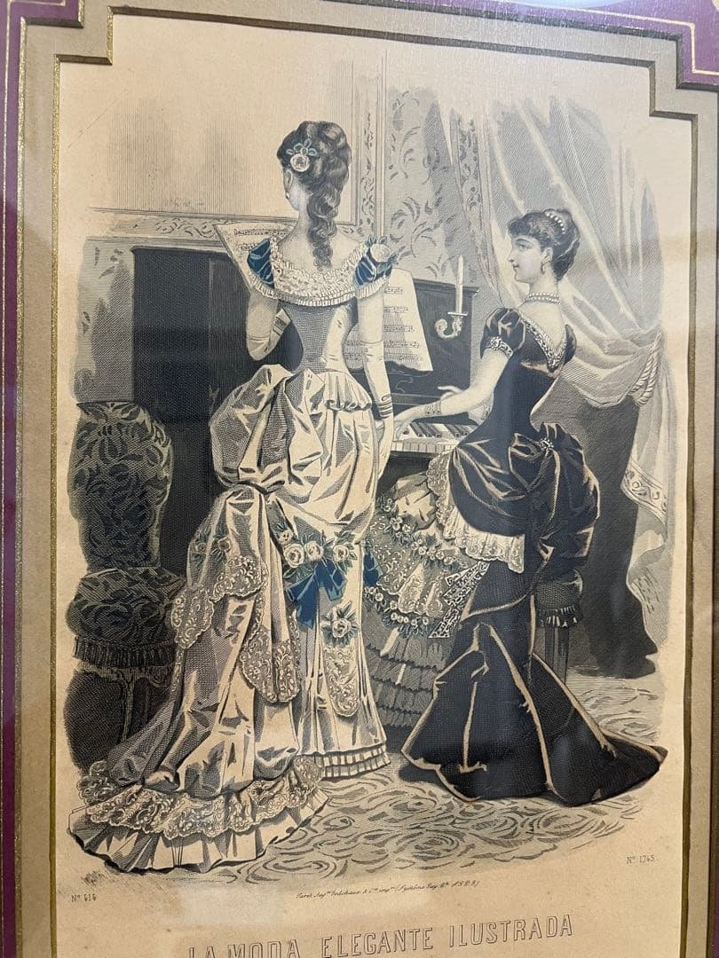 【アンティーク】額装品ヴィクトリア朝モード画 ヴィクトリア女王の肖像 | ディスプレイ,絵 | URAJIYA BRITISH ANTIQUES