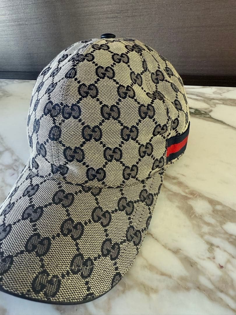 GUCCI GGパターン ベースボールキャップ　XL60 GUCCI GGパターン ベースボールキャップ XL 美品】（XL）Gucci GG