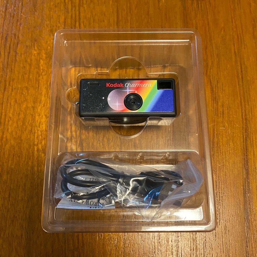 未使用品 ブラック Kodak Charmera チャメラ キーホルダーデジカメ