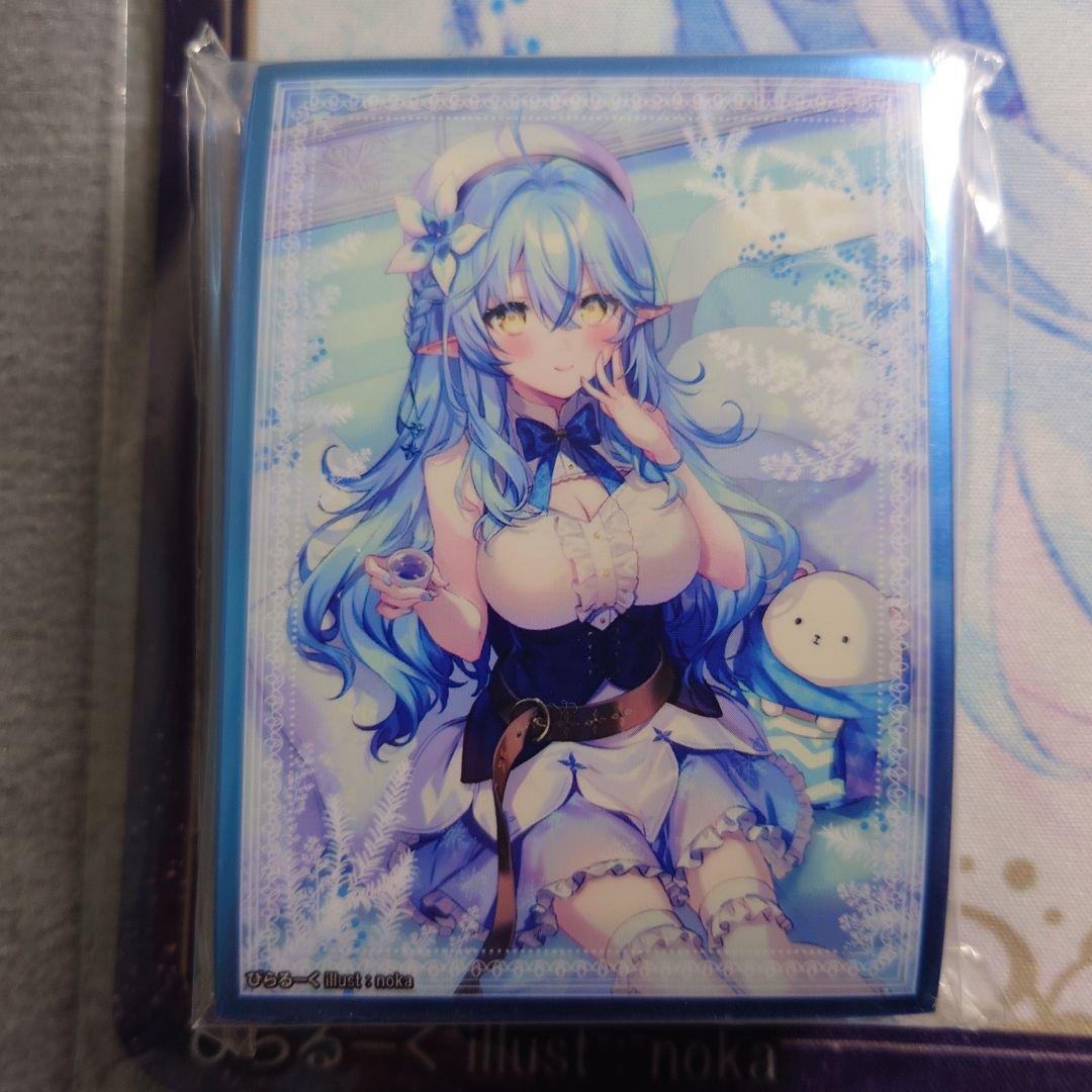 α1 ホロライブ お猪口&だいふく&初期衣装 雪花ラミィ スリーブ&プレイマット