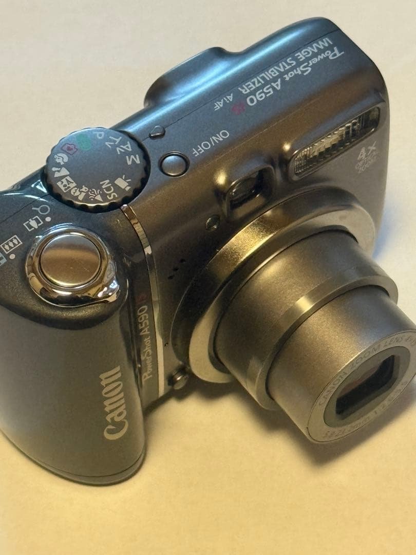 動作確認・液晶カバー付】Powershot A590 IS Canonコンデジ Canon