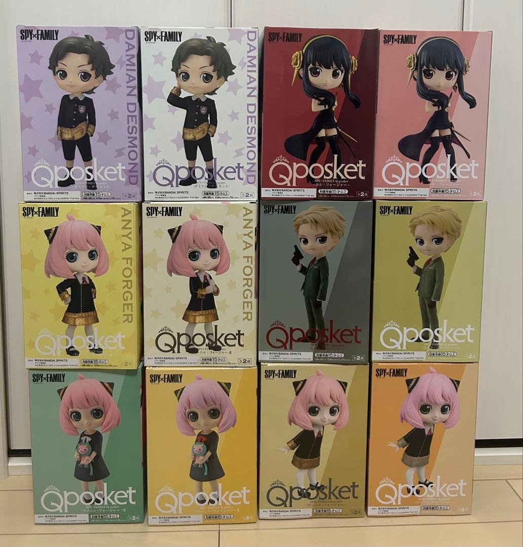 スパイファミリー SPY×FAMILY Qposket フィギュア 12体セット