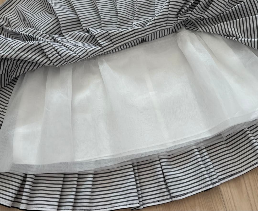 【美品】Rene ルネ　ストライプスカート　5424200