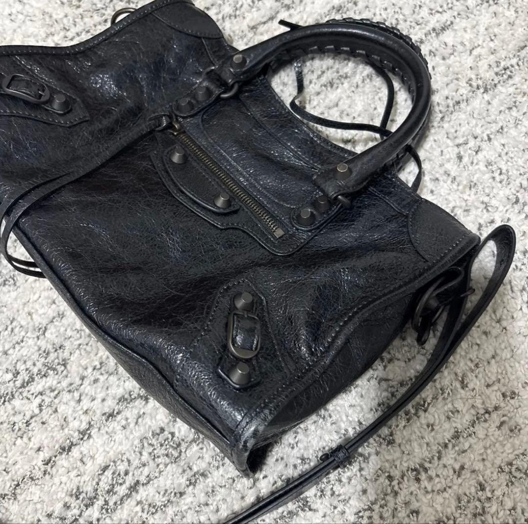 新春SALE　バレンシアガ　シティ　 LE CITY バッグ スモール　ブラック