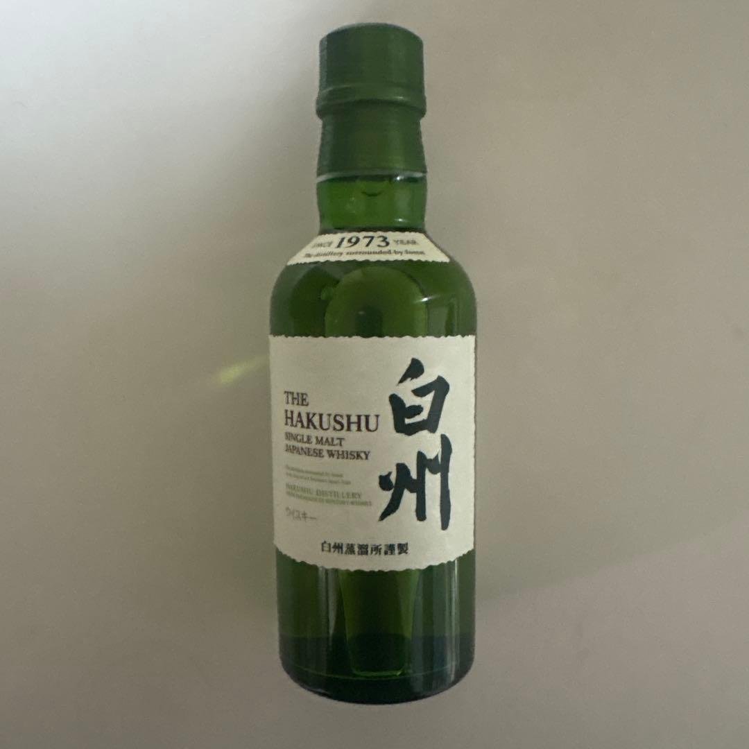 未開封＊白州 シングルモルト 180ml｜サントリー｜希少ミニボトル 白州ミニボトル180mlコンビニ入荷情報！セブン・ファミマで定価購入は