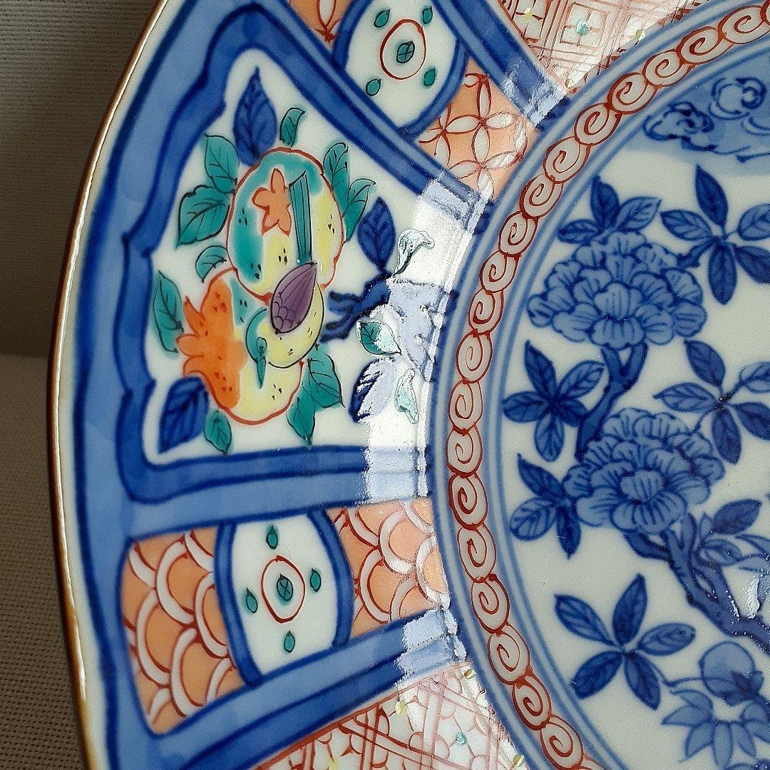 京焼 清水焼 昭阿弥 高野昭阿弥 色絵 芙蓉手 鉢