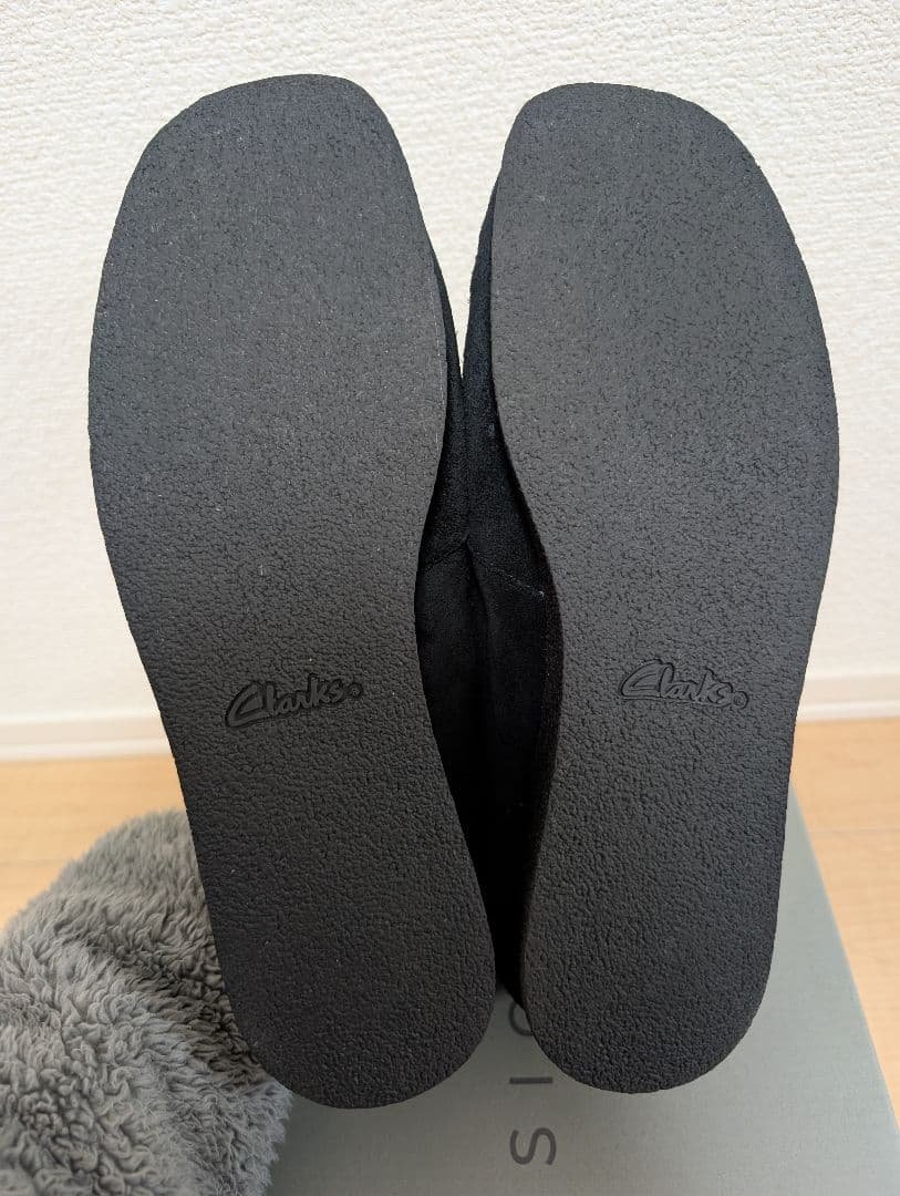 Clarks ワラビー evo WP ブラックスエード 25.0/UK7.0 黒