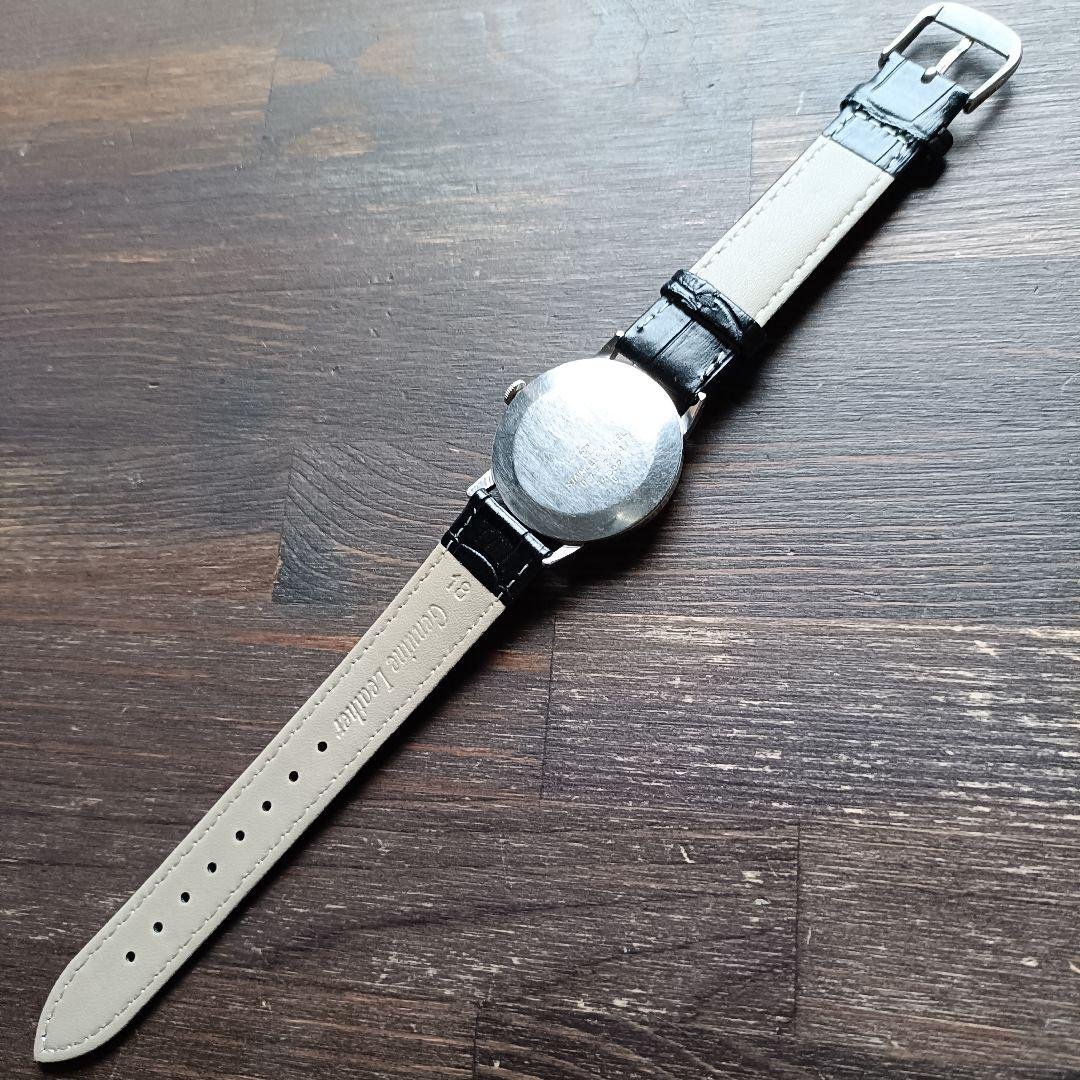 OH済みセイコー　ユニークSEIKO UNIQUE 15石SマークSS手巻き時計