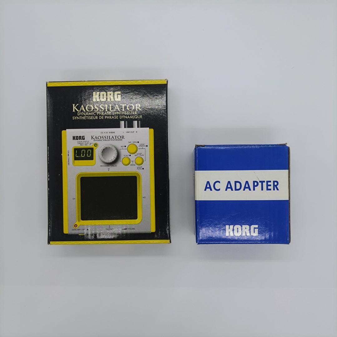 【美品】KORG KAOSSILATOR カオシレーター 純正アダプタ付属 KORG KAOSSILATOR カオシレーター純正アダプタ付 希少品 KORG コルグ