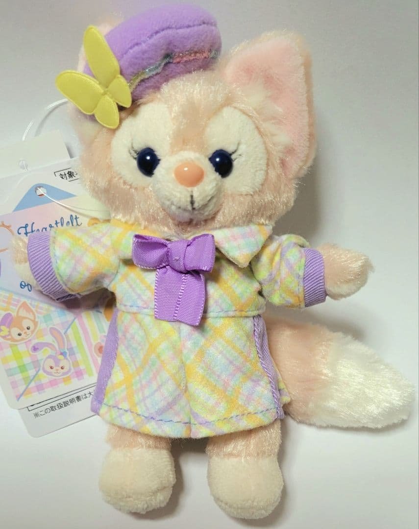 ぬいぐるみバッジ　７種　ダッフィーのハートフェルトレターズオブフレンドシップ
