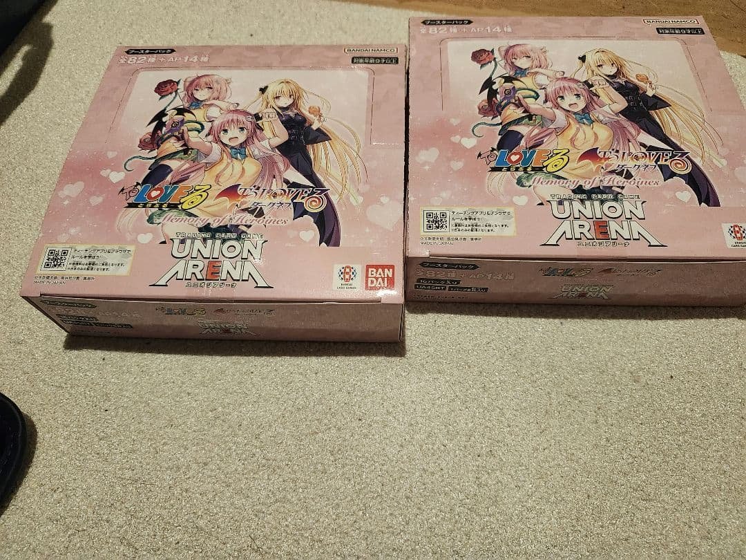 ユニオンアリーナ ToLOVEるダークネス テープカット済み2BOX