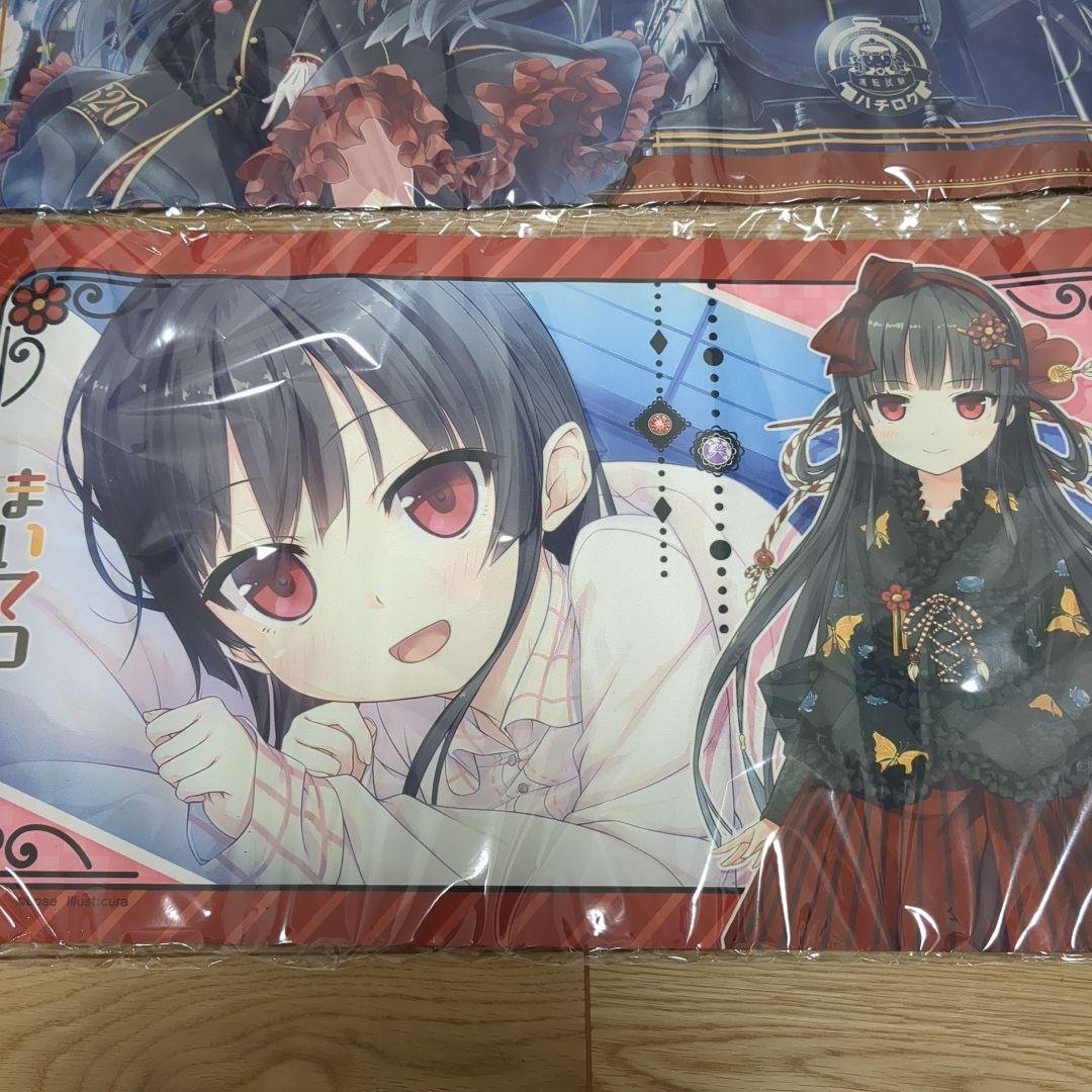 ねくねっとガールズ　ラバーマット　まいてつ　　ハチロク　3点セット