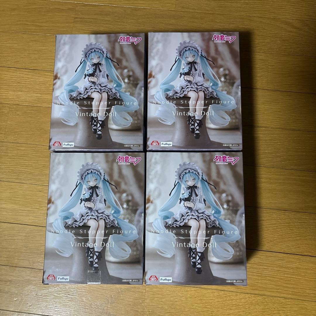 初音ミク　ぬーどるストッパーフィギュア　ヴィンテージドール　4体 初音ミク ぬーどるストッパーフィギュア ヴィンテージドール 5箱セット