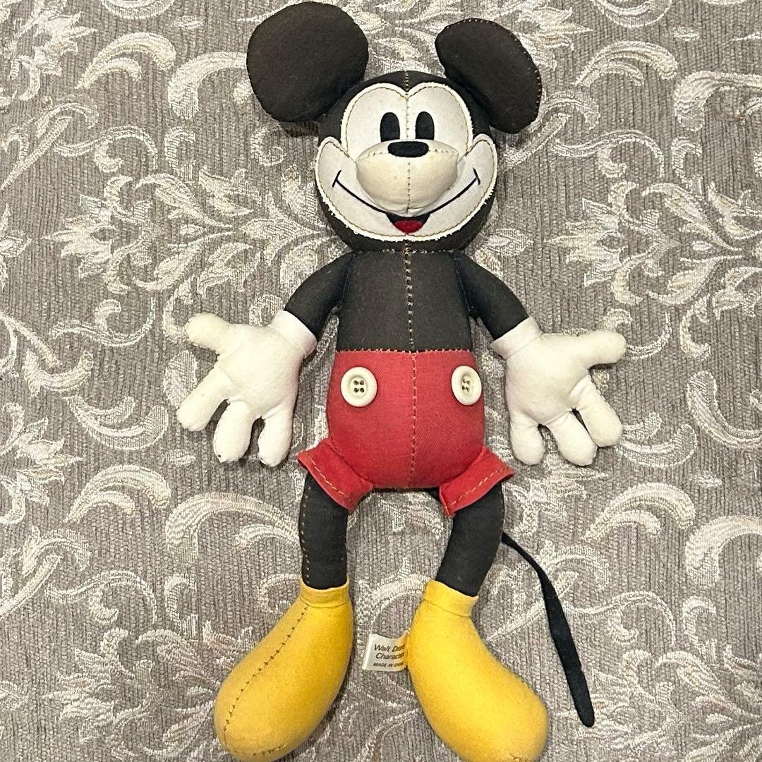 ディズニーランド ミッキーマウス レトロ ぬいぐるみ - メルカリ