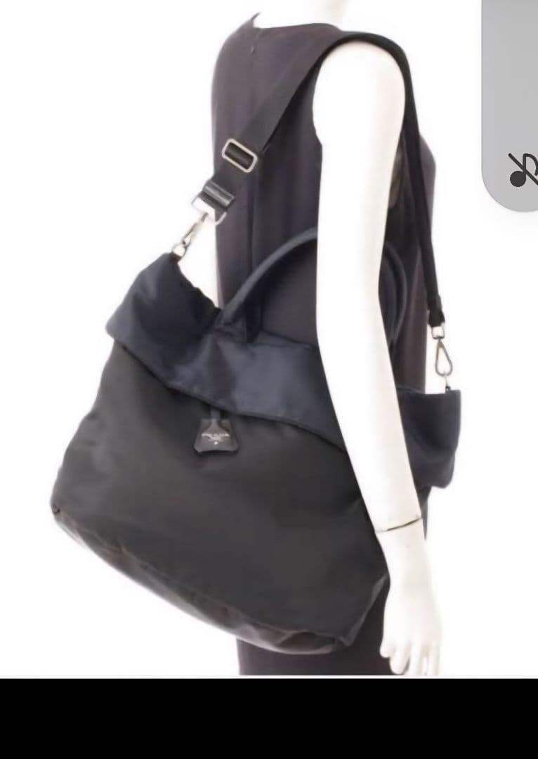 画像追加 PRADA プラダ ナッパ テスート リバーシブル ボンバー 画像