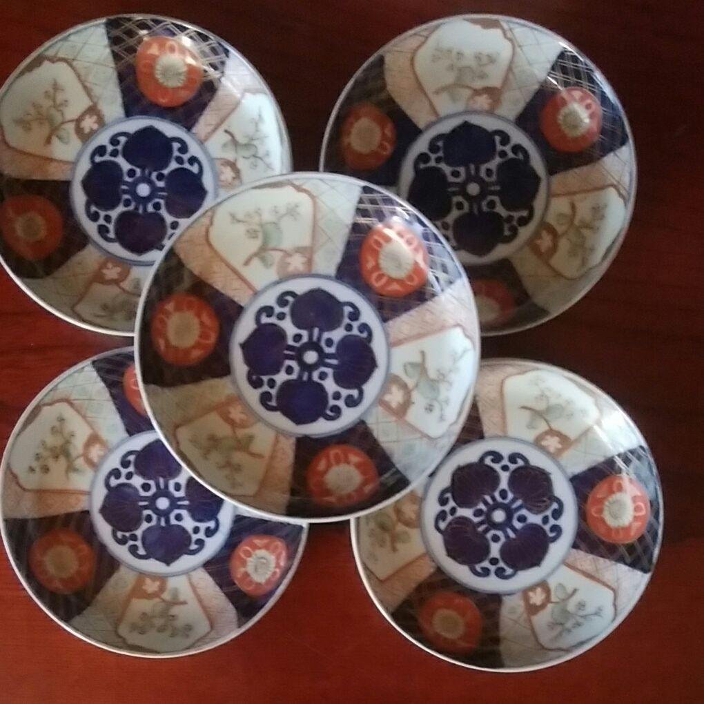 102 古伊万里　金襴手　色絵　五寸皿 102 古伊万里 金襴手 色絵 五寸皿 102 古伊万里 金襴手 色絵 五