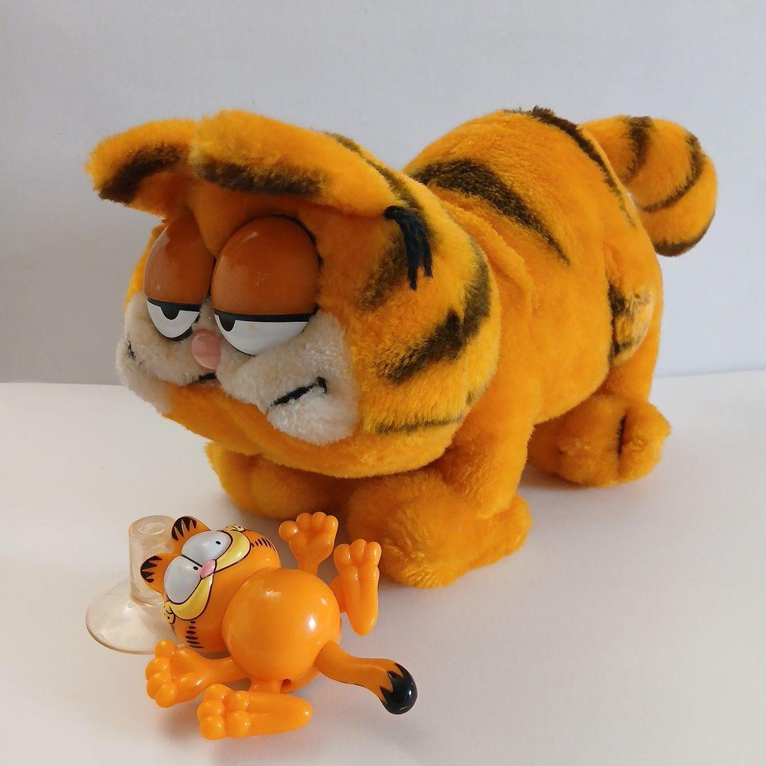 おまけ付き　ガーフィールド　ぬいぐるみ　ヴィンテージ　アメトイ　アメキャラ USED品 ガーフィールド ぬいぐるみ M ヴィンテージ GARFIELD