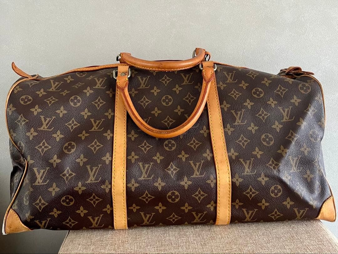 ルイヴィトン モノグラム キーポル50 ボストンバッグ トラベルバッグ　保存袋付 LOUIS VUITTON（ルイ・ヴィトン） キーポル50バンドリエール ボストン