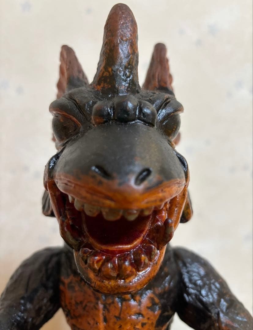 珍品希少　マルサン製1970　怪獣　ソフビ　　　　フィギュア　　ドラギラス