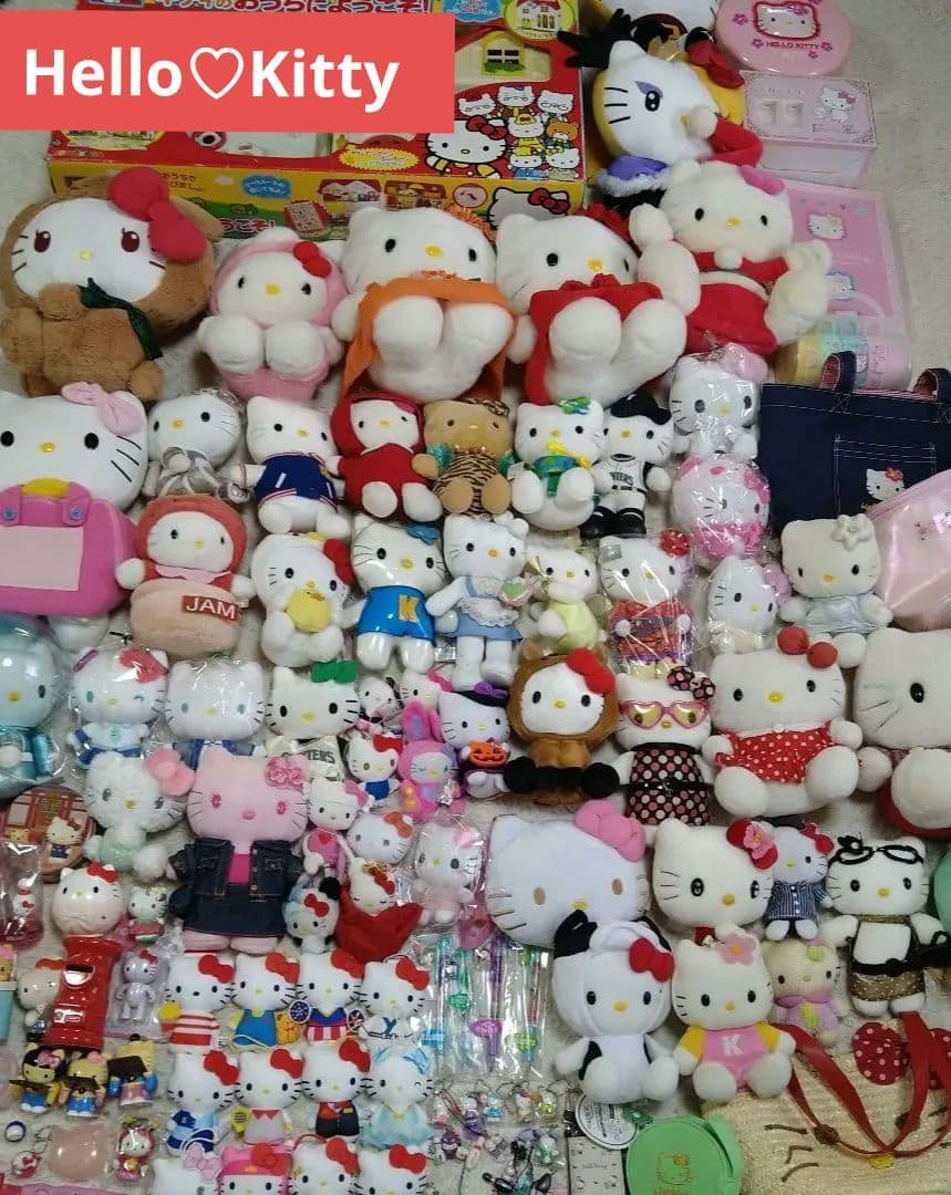 サンリオ　ハローキティまとめ売り　ぬいぐるみ　マスコット　歴代グッズセット