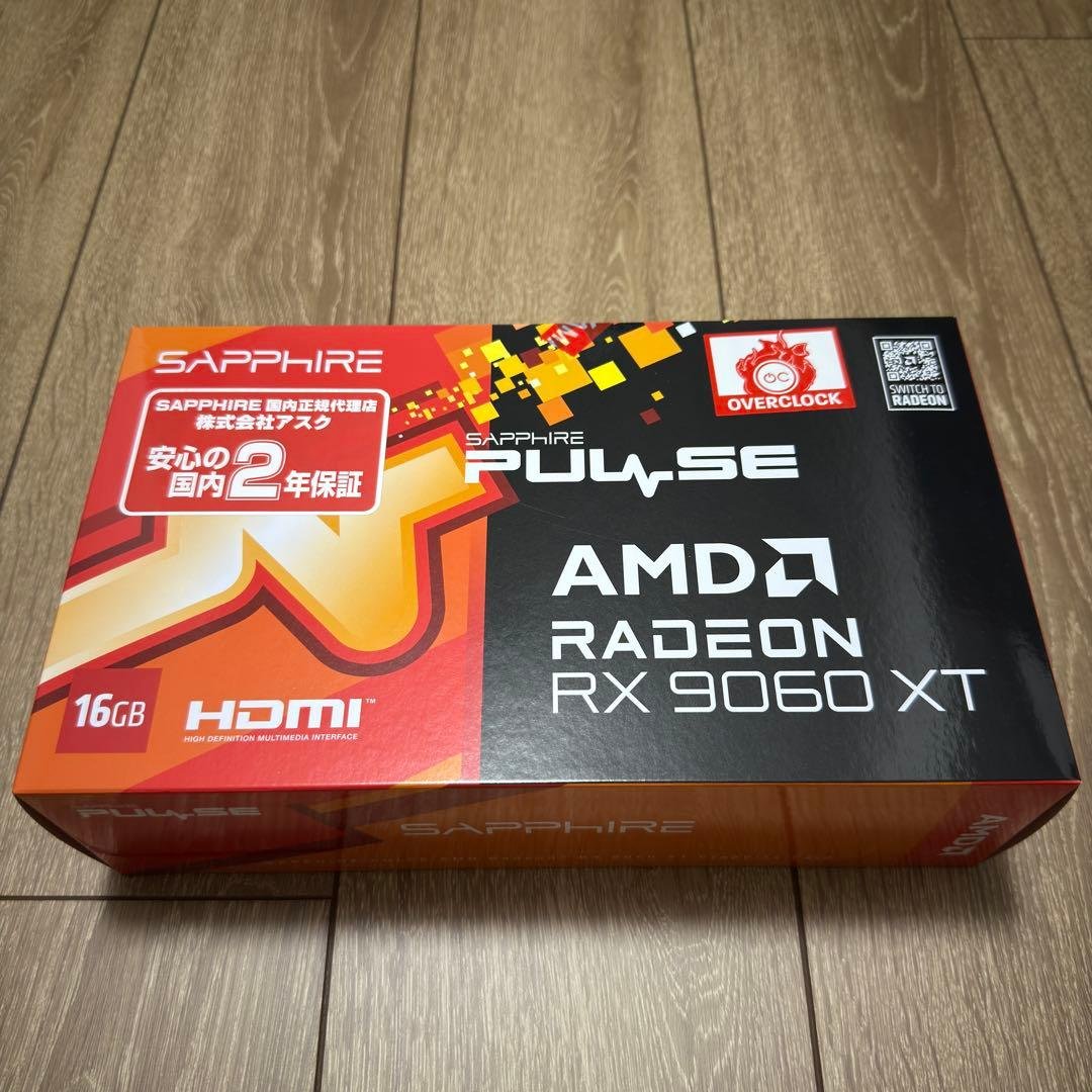 グラフィックボード・グラボ・ビデオカード SAPPHIRE PULSE RX9060XT GAMING OC 16GB SAPPHIRE SAPPHIRE PULSE Radeon RX 9060 XT GAMING OC 16GB [PCIExp
