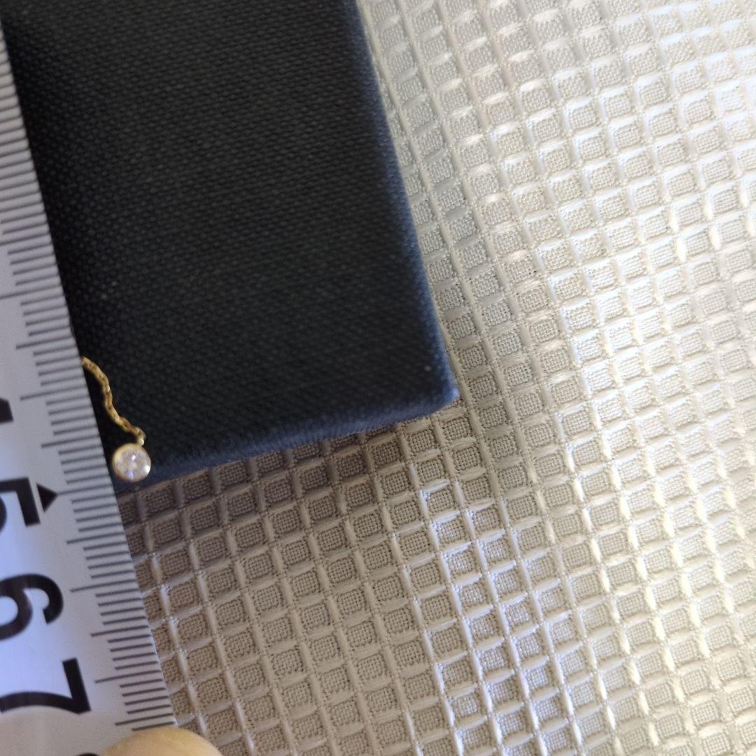 k18YG 0.1ct✕2ダイヤモンドアメリカンピアス【最終お値段】