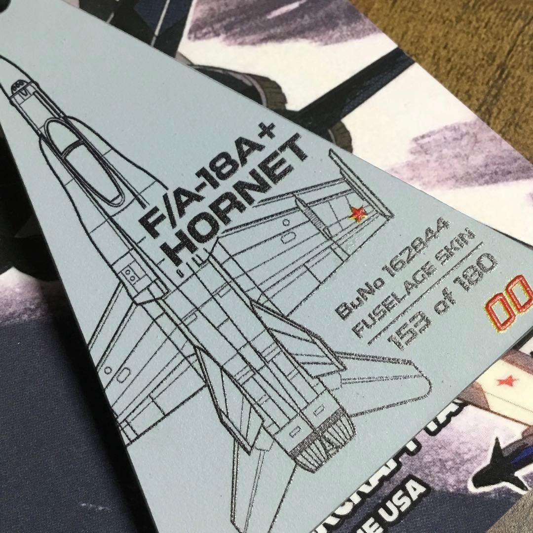 F/A-18A　実機使用キーホルダー　アメリカ海軍　戦闘機　TOPGUN　完売品 F/A-18A 実機使用キーホルダー アメリカ海軍 戦闘機 TOPGUN 完売品 F/A-18A