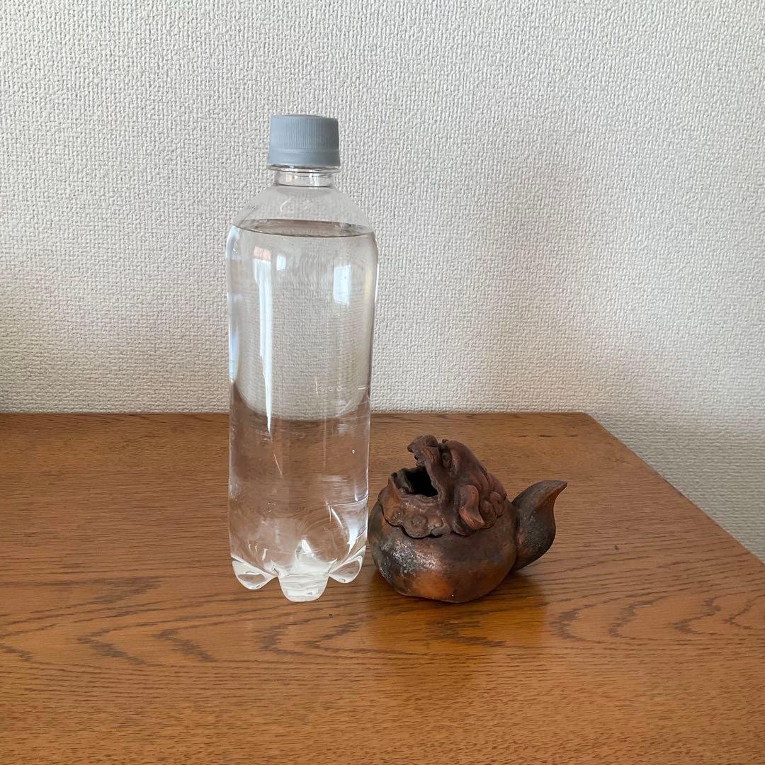 備前焼　獅子香炉　片手にのる香炉