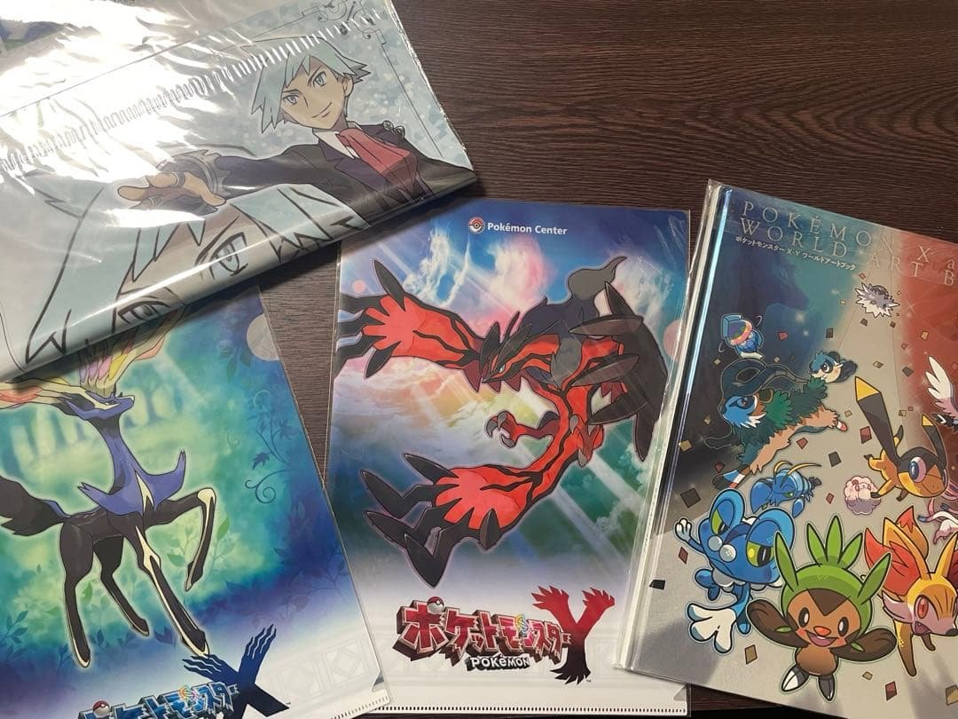 ポケモン X・Y クリアファイル ・アートブック 新品・未開封】ポケモン ワールドアートブック X Y クリアファイル