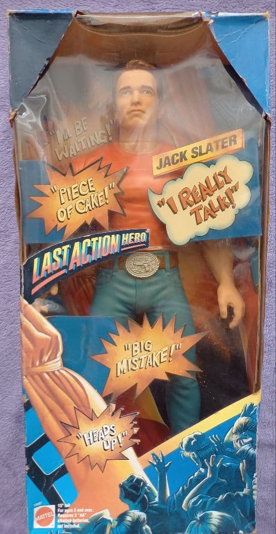 ラストアクションヒーロー ジャック・スレーター フィギュア マテル ラストアクションヒーロー ジャック・スレイター アクション