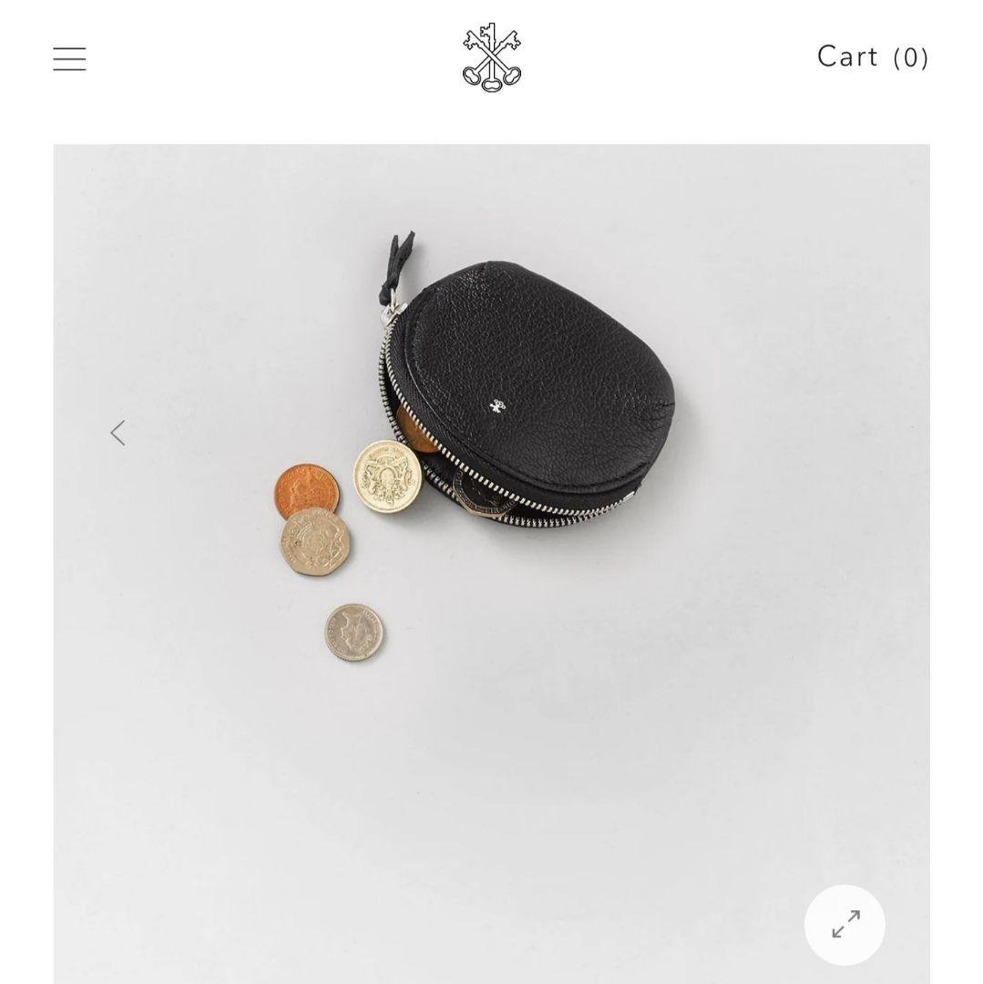 ARTS&SCIENCE ケース Round pouch アイボリー 美品