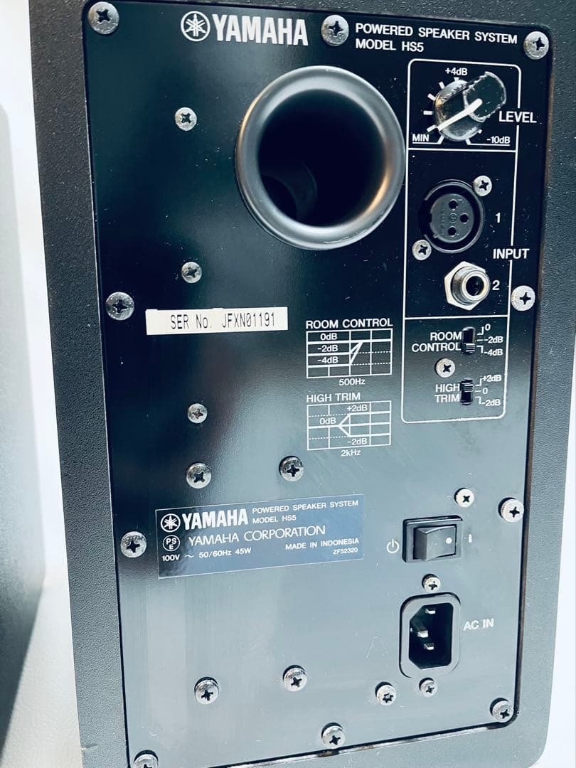 【動作品】YAMAHA パワードスタジオモニター　スピーカー　ペア