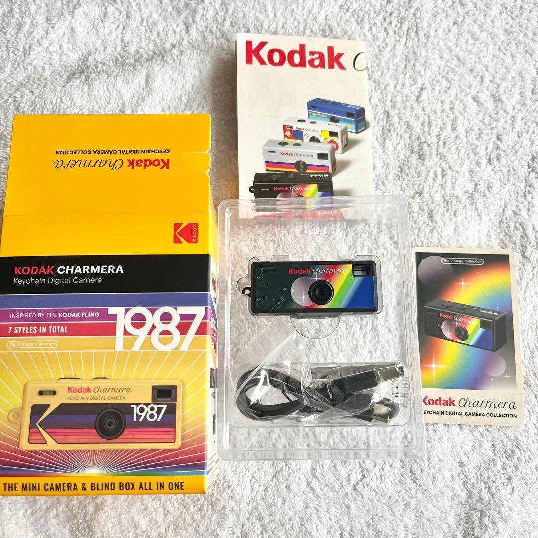 新品未使用　KODAK CHARMERA チャーメラ コダック　ブラック　黒 KODAK CHARMERA Keychain Digital Camera Blind Box Collection