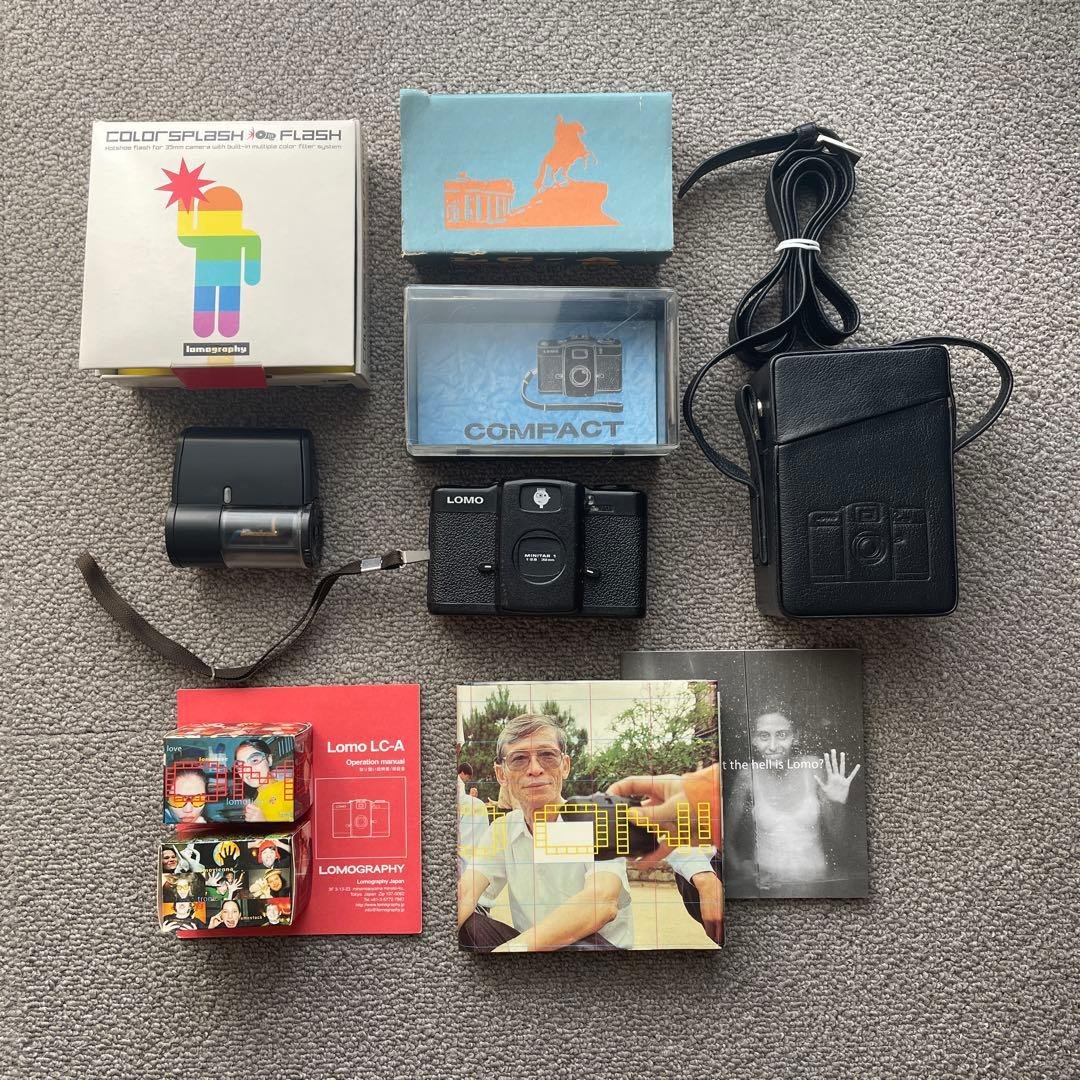 LOMO LC-A専用ケース付 フィルムカメラ 説明書付 フラッシュ セット King of Toy Cameras] How to Use the LOMO LC A+ and How to Load