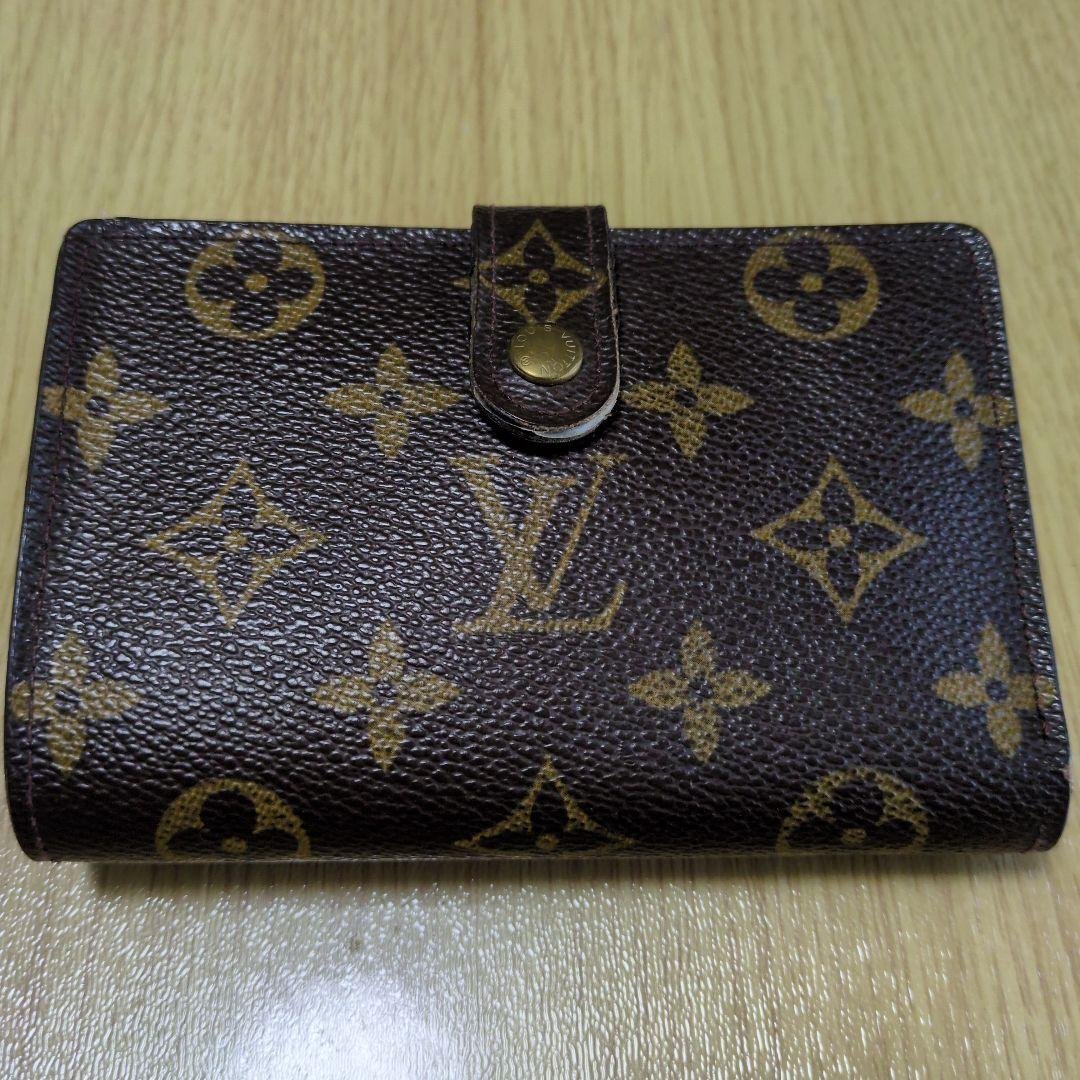 がま口　財布 ルイヴィトン　モノグラム ヴィエノワ がま口 折り財布 ルイヴィトン モノグラム ヴィエノワ 二つ折り財布 がま口 ブラウン